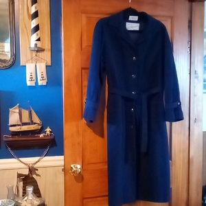 J.C. Kramer ultrasuede mid length coat
